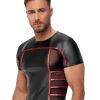 NEK Men's Red and Black Shirt