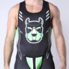 Cellblock 13 Pup Tron Singlet Lime