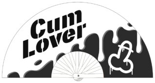 Giant Hand Fan CUM LOVER