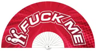 Giant Hand Fan FUCK ME