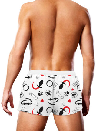 Prowler Swim Trunk Pup Print White
