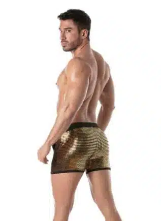 TOF Paris Glitter Shorts Gold