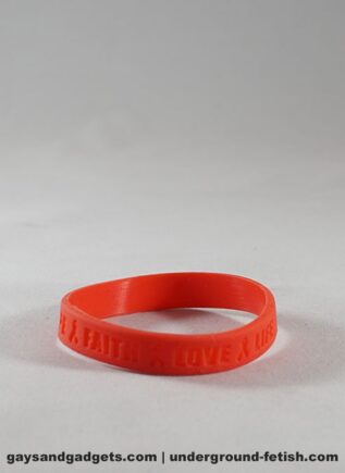Aids Awareness Silicone Bracelet