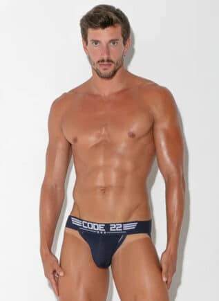 CODE 22 Army Jockstrap Navy Blue