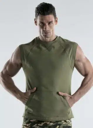 CODE 22 Force Sweat Top Khaki