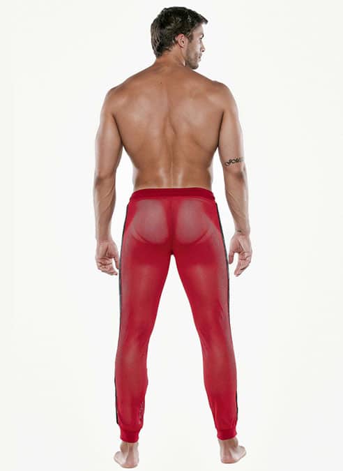 CODE 22 See Me Mesh Jogger Red