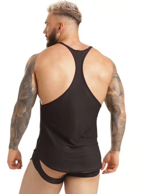 Gigo Sport Mesh Tank Black