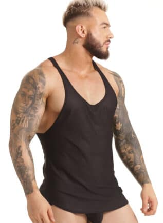 Gigo Sport Mesh Tank Black