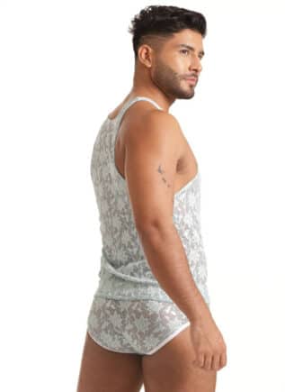 Gigo Vibrant Lace Tank Blue