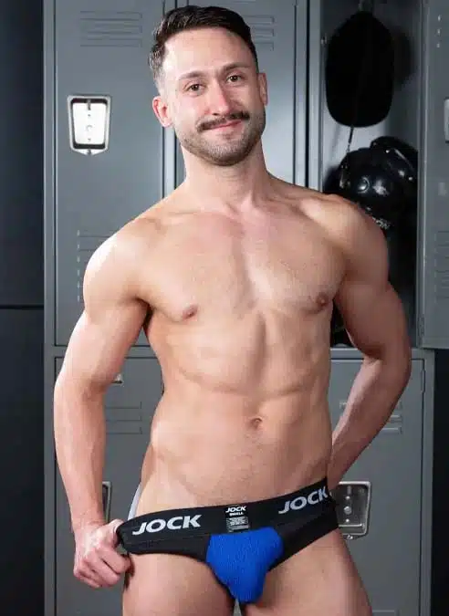 Jock by Mr. S Jock-Pouch Brief Blue
