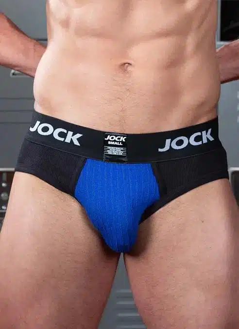 Jock by Mr. S Jock-Pouch Brief Blue