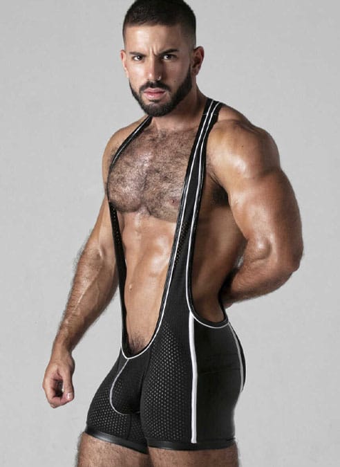 Locker Gear Mesh Singlet White