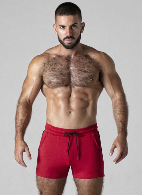 Locker Gear Touch It Shorts Red