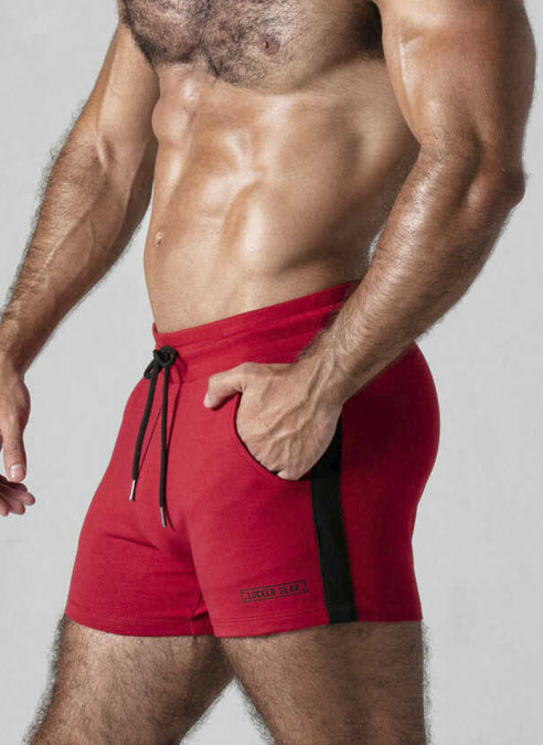 Locker Gear Touch It Shorts Red