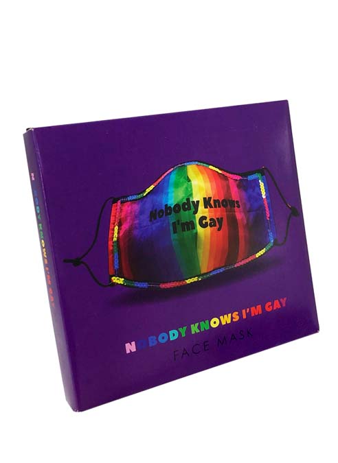 Nobody Knows I'm Gay Facemask