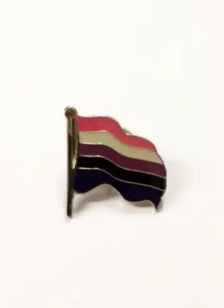 Pride Pin Wavy Genderfluid Flag