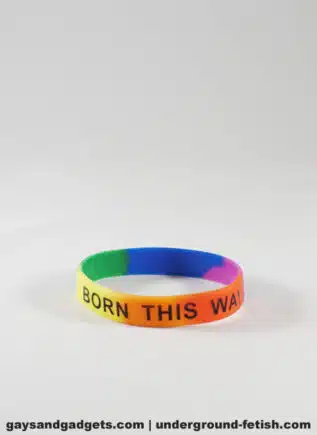 Rainbow Silicone Bracelet Tie-Dye Born this Way