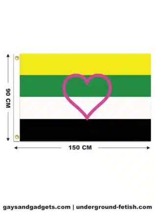 Skoliosexual Pride Flag Printed 90 x 150 cm