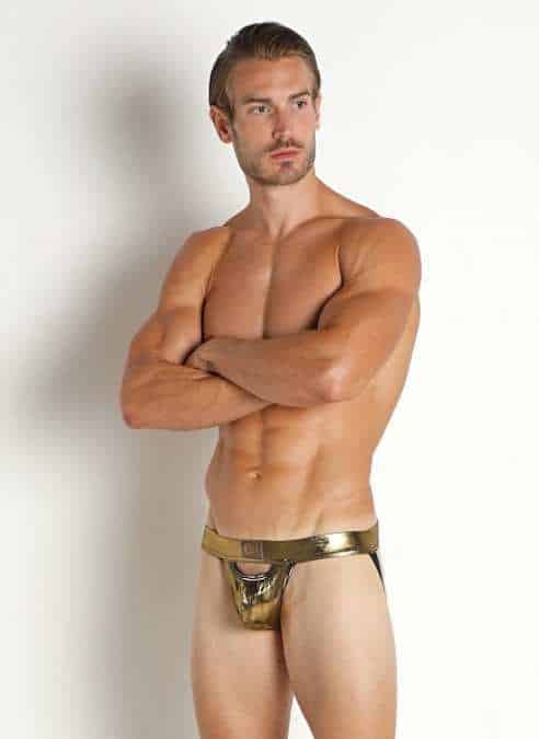 TOF Paris Metal Jockstrap Golden