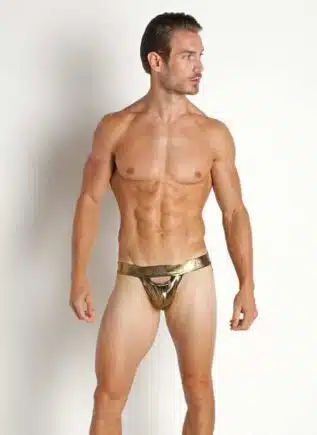 TOF Paris Metal Jockstrap Golden