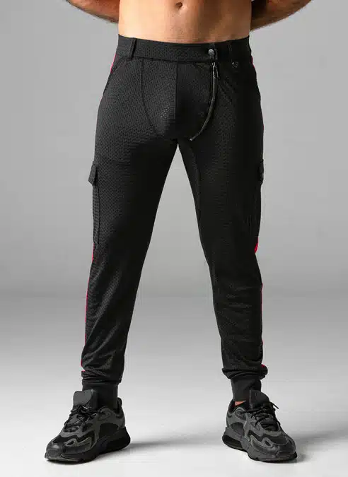 Locker Gear Mesh Cargo Pants Red