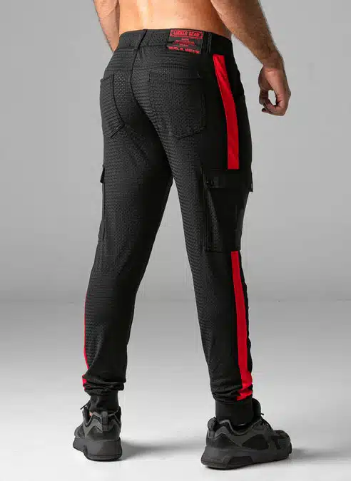 Locker Gear Mesh Cargo Pants Red