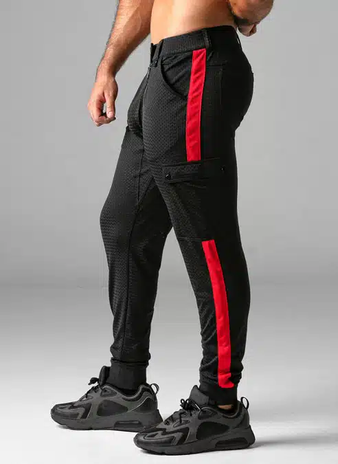 Locker Gear Mesh Cargo Pants Red