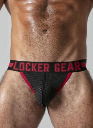 Locker Gear Push It Jockstrap Red