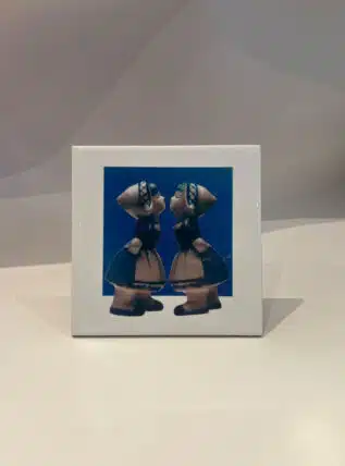 Pride Tiles - Kissing Farmer Girls (w/ Background)