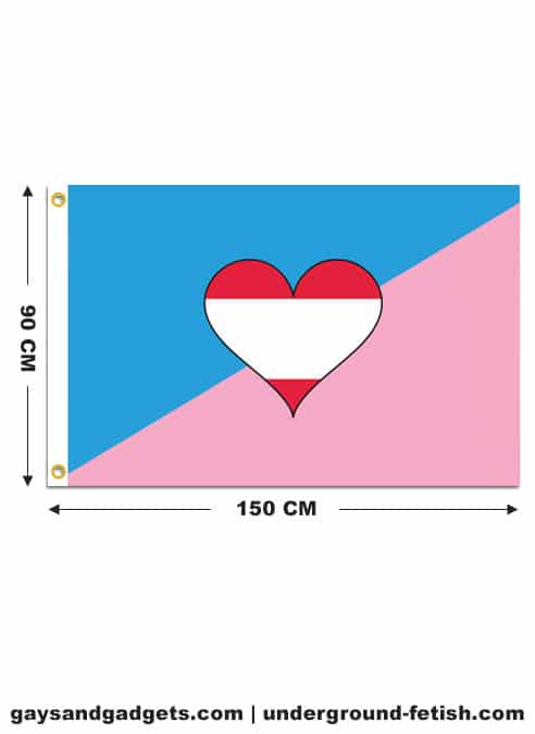 Ageplay Pride Flag Printed 90 x 150 cm