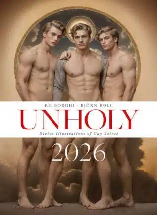 Calendar 2026 Unholy Divine Illustrations of Gay Saints