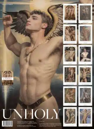 Calendar 2026 Unholy Divine Illustrations of Gay Saints
