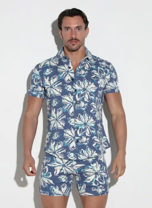 Code 22 Slim Fit Shirt Navy