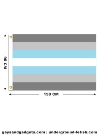 Demiboy Pride Flag Printed 90 x 150 cm