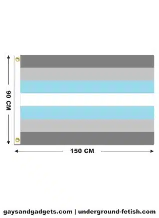 Demiboy Pride Flag Printed 90 x 150 cm