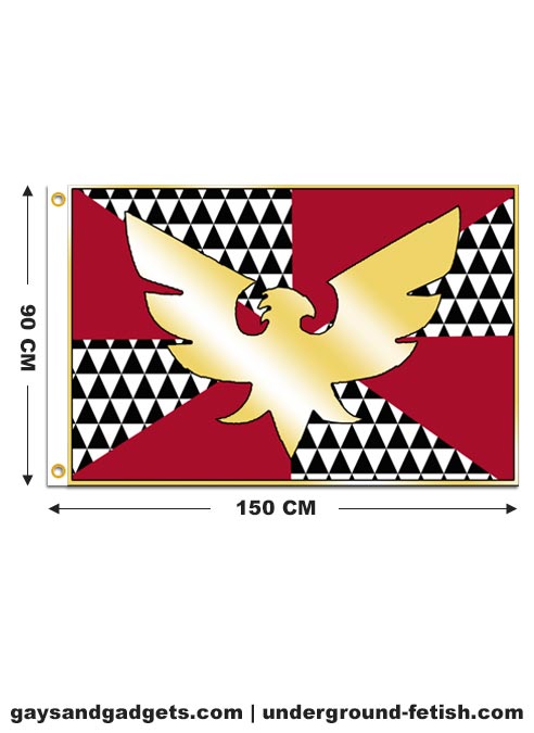 Feather (Drag) Pride Flag Printed 90 x 150 cm