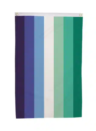 Gay Male Pride Flag Printed 90 x 150 cm
