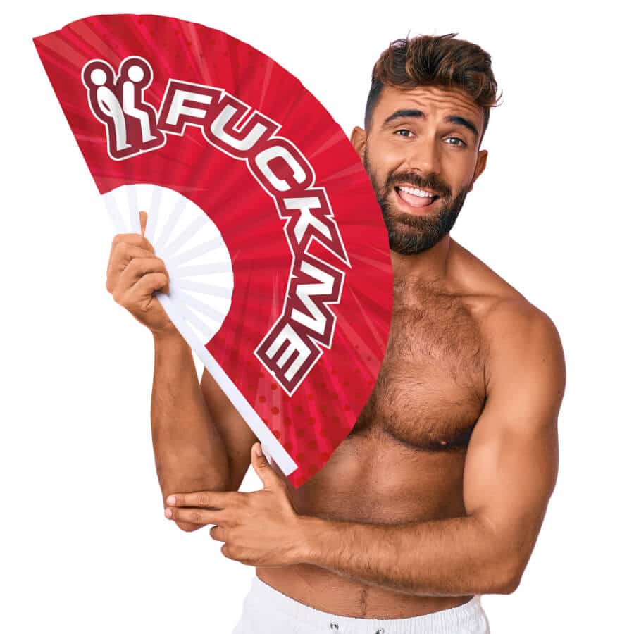 Giant Hand Fan FUCK ME