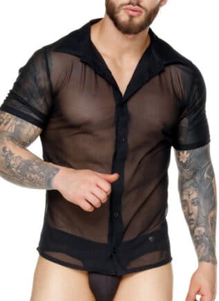 Gigo Mesh Shirt Black