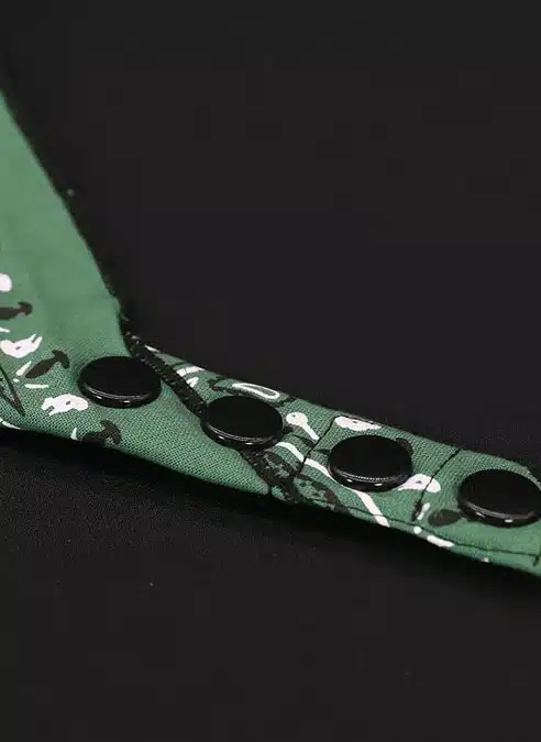 Mr. S Neck Hanky with Zipper Pocket Hunter