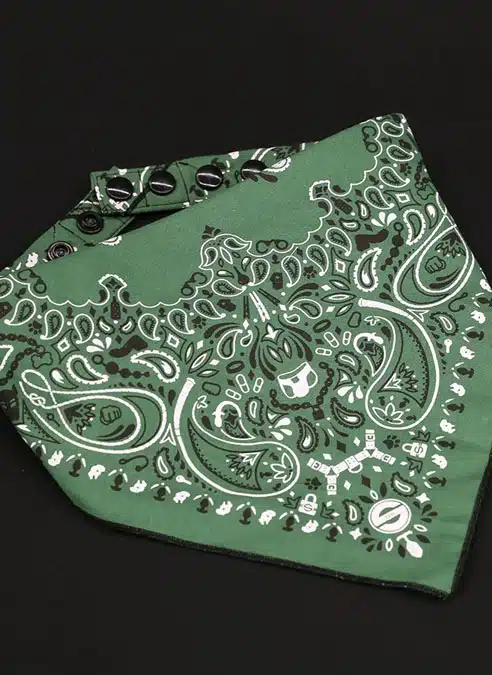 Mr. S Neck Hanky with Zipper Pocket Hunter