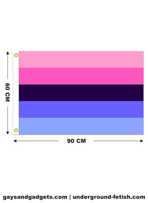 Omnisexual Pride Flag Printed 90 x 150 cm