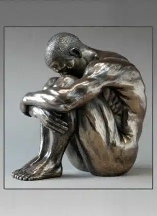 Parastone Statue Man Sitting Large