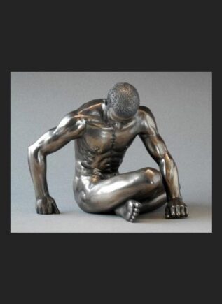 Parastone Statue Sitting Man Large