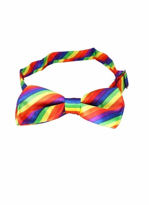 Rainbow Bow Tie