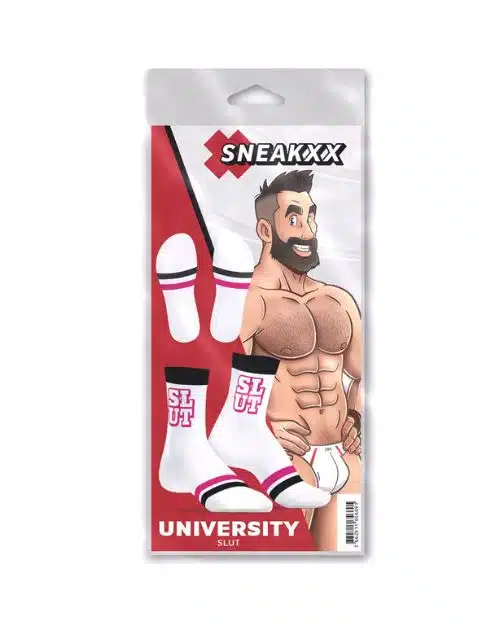 Sneakxx Sneaker Socks University Slut