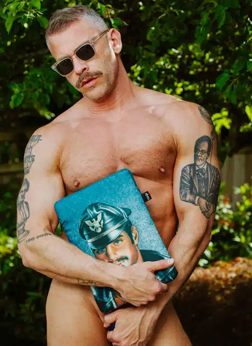 Tom of Finland Day & Night Recycled Laptop Sleeve 13"