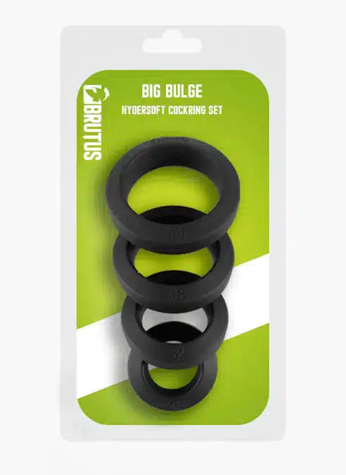 Brutus Big Bulge Hypersoft Cock Ring Set