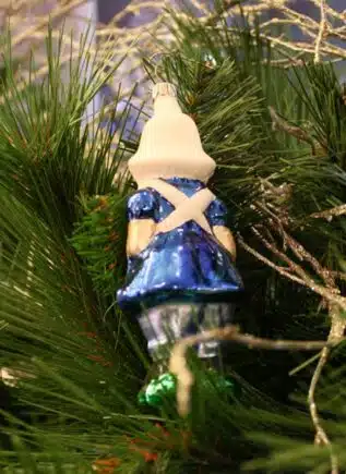 Dutch Farmer Girl Christmas Ornament