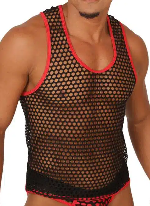 Gigo Fetish Tank Blue